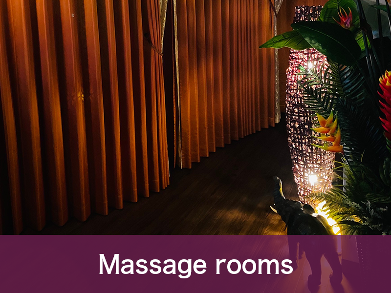 Massage rooms